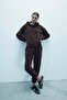 Miki Terry Towel Long Sweatshirt Brown - 3