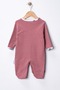 Baby Girl 100% Cotton 3-Piece Jumpsuit Set with Booties 3-6-9 Months - 4
