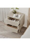 Modern Arch Nightstand - 45x35x52.5 CM- Beige/ Brown Oud - M.T.29757.2-4 - 6