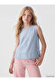 Alita City Striped Girl's Jean Blouse with a Difference