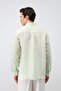 Water Green Striped Men's Shirt - 7