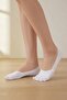 3 Pack Women's Invisible White Ballerina Socks - Seamless Laser Cut Comfortable Socks - 2