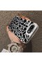 iPhone 17E Compatible High-Quality Black Leopard Phone Case, Shockproof Protective Cover - 2