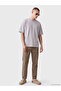 Gray Loose Fit Soft Touch Men's T-Shirt - 2