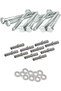Hex Head Coach Screws with Washer & Plug for Heavy Timber and Concrete (2 Inch, 6mm)