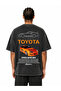 Car Drawing Printed Washable Relaxed Fit Unisex T-Shirt - 3