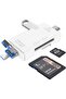 SD Card Reader, 6-in-1 USB C/Micro/USB Memory Reader Camera Viewer, USB 3.0 SD Card Reader Adapter U