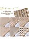 Gift Wrapping Paper, Birthday Wrapping Paper, with Pull Bow,Ribbon, Recyclable Kraft Gift Wra - 4