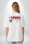August 30Th Victory Day Atatürk Themed Oversize Crew Neck T-Shirt - White - 2