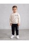 Boy's 100% Cotton 2-3-4-5-6 Years Old Seasonal 2-Strap Top and Bottom Tracksuit Set