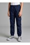 Unisex Ribbed Elastic Cuffed Cotton School Trousers - 3