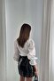 Women's Black Mini Skirt with Sequin Lining, Slim Fit, Party and Event Style - 5