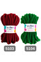 Princess Chunky Glitter Polyester Hand Knitting Yarn 500 Gr 14 m Finger Knitting Bag Blanket Yarn - 7