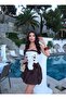Women's Coffee Düşü Bustier Skirt Set - 3