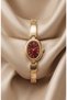 Women's Steel Watch Gold Color Burgundy Dial Classic Vintage Special Design Old Money Premium Luxury Elegant Stylish Women's Wristwatch |   Limited Edition 2026 - 7
