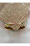 Steel Cuff Bracelet with Zircon Stone Detail - 2