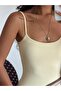 Basic Dress with Rope Straps - Yellow - 3