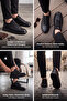 Snapglide Slipon - Genuine Leather Flexible Sock-Stopper Lace-Up Men's Casual Shoes with Comfortable Soles - 7