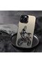 Redmi Note 14 Pro 4G/5G Compatible with Helmeted Motorcyclist Drawing Printed Men's Style Phone Protective Case - 5