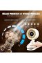 Mini clip-on USB desktop fan with rechargeable battery, oscillation function, timer, and stepless speed control. - 3