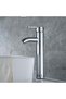 Stainless steel chrome-plated kitchen faucet, single-hole mixer faucet, bathroom sink faucet, countertop basin faucet, interior decoration. - 4