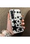 Realme C65 4g Compatible High Quality Flat Printing Black Star Pattern Cool Silicone Phone Case