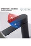 Bathroom faucet, single-hole black mixing faucet, stainless steel bathroom sink faucet, elegant design. - 4