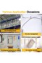 4-Pack Silver 120 lbs Model 2026 Cruise Ship Cabin Magnetic Hooks Fridge - 4