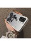 Samsung Galaxy A73 Compatible Motorcycle Rider Drawing with Helmet Printed Men's Style Phone Protective Case - 2