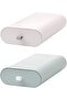 Under-desk drawer storage boxes with handles (green and white) - 2