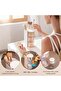 Rotating 3-tier makeup organizer with brush holder - 3