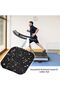Four anti-slip rubber pads, each 100x100x10 mm in size, suitable for furniture, beds, washing machines, and dryers. - 3