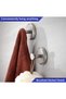 Suction cup hooks for shower rooms, bathrooms, kitchens, with load capacity of up to 7 kg—polished matte chrome and brushed nickel (2-pack) - 2