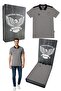 Original Licensed Umbro Gray Polo T-Shirt with Laser Box Gift