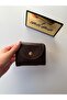 Brown Mini Accordion Women's Wallet with Card Holder |   Zippered Multi-Compartment Snap Fastener