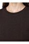 Brown Belted Soft Touch Women's Sweatshirt Tunic - 3