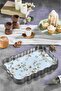 Digital Printed Glass Serving Tray – Floral Motif, 40X28 cm - 4
