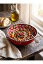 16 cm Tile Handmade Evil Eye Beaded Ceramic Bowl Red Appetizer Salad Bowl - 3