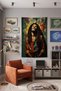 Bob Marley Reggae Themed Wall Tapestry – Modern Decorative Quality Fabric Tapestry Wall Carpet - 2