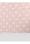 Alita City Lcw Home Pink Bow Patterned Single Duvet Cover Set with Difference - 7