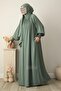 Mahi Dress with Shawl Gift Set Water Green - 3