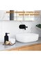 Plastic Dish Detergent Dispenser with Pump for Bathroom and Kitchen - Matte Black Liquid Soap Dispenser - 3