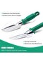 A 10-piece gardening tool set with a storage box, including a garden shovel, pruning shears, spade, and sprinkler. - 3