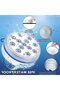 4-Pack LED Underwater Lights - Magnetic IP68 Waterproof Lights, Suitable for Swimming Pools, Ponds, Bathtubs, and Aquarium Decoration - 4
