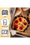 12-Piece Carbon Steel Non-Stick Egg Tart, Muffin & Cupcake Molds - Black - 7