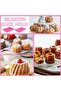 Silicone baking molds - flexible and non-stick - 2-pack - 2