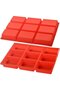 Silicone Mini Bread Pan for 9 Mini Loaves - 2 Pieces