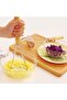 2pc Stainless Steel Manual Potato Masher with Ergonomic Sturdy Wooden Handle - 3