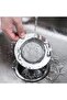 3-pack stainless steel kitchen sink strainers to prevent clogging, 7.7 cm outer diameter (small). - 4