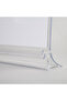 A4 Clear Acrylic Tabletop Foil Holder T-Base Menu Holder - Double-Sided Restaurant, Cafe, and Store Information Stand - Pack of 5 - 8